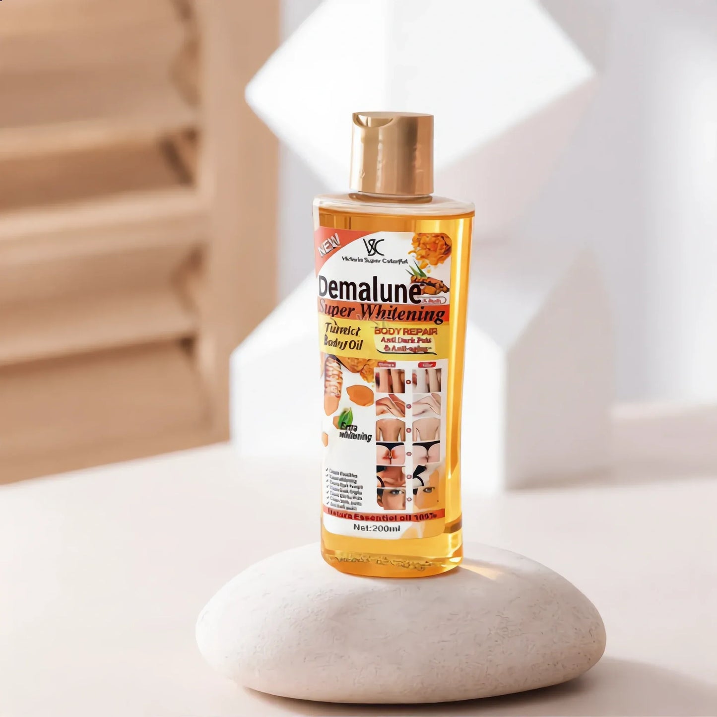 Noélune Turmeric Body Oil – At-Home Glow & Tone Care - Noélune