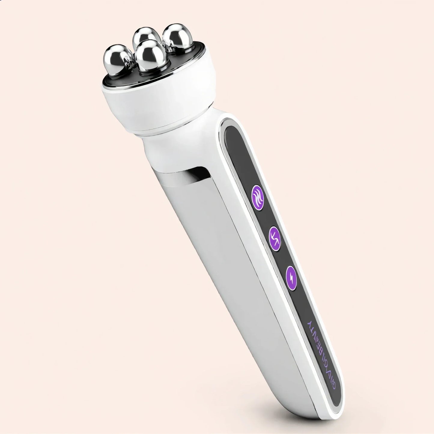 Noélune EMS Rotating Facial & Neck Massager – LED & Gentle Heat Ritual - Noélune