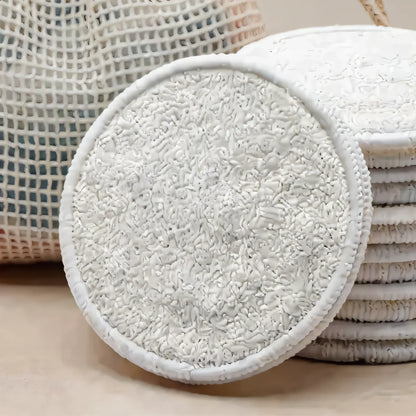 Noélune Reusable Bamboo Cleansing Pads – Gentle Makeup Removal Set - Noélune