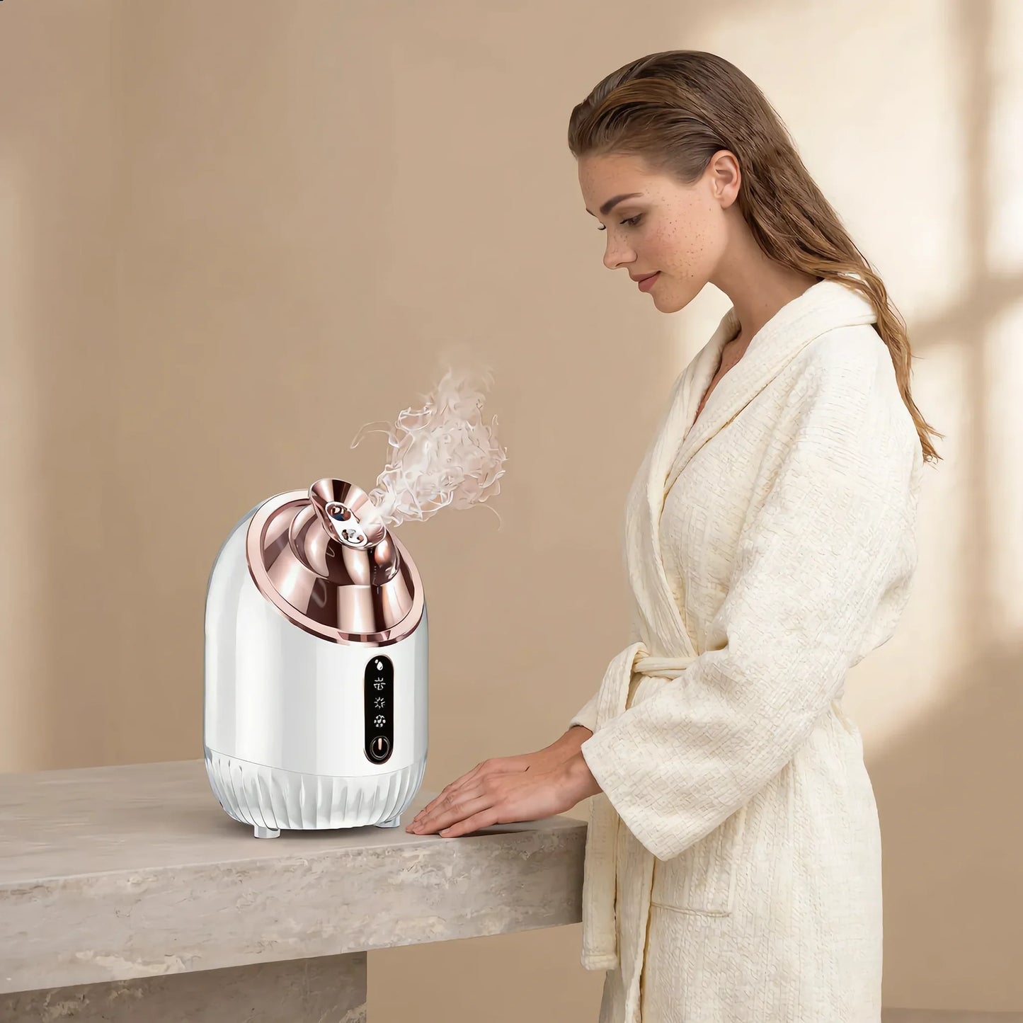 Noélune Facial Steamer – Hot & Cold Nano Mist Spa Ritual - Noélune