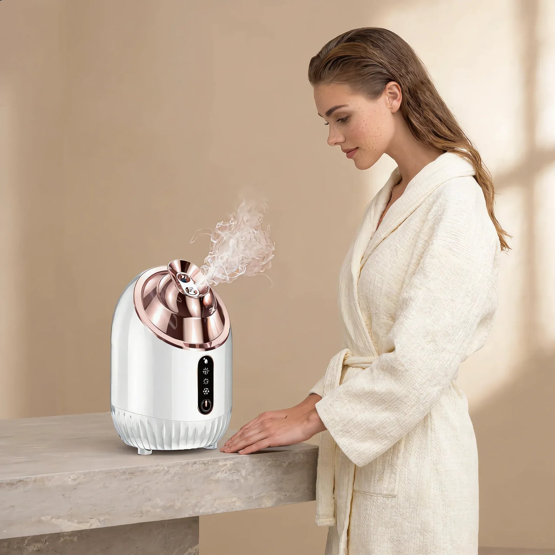 Noélune Facial Steamer – Hot & Cold Nano Mist Spa Ritual - Noélune