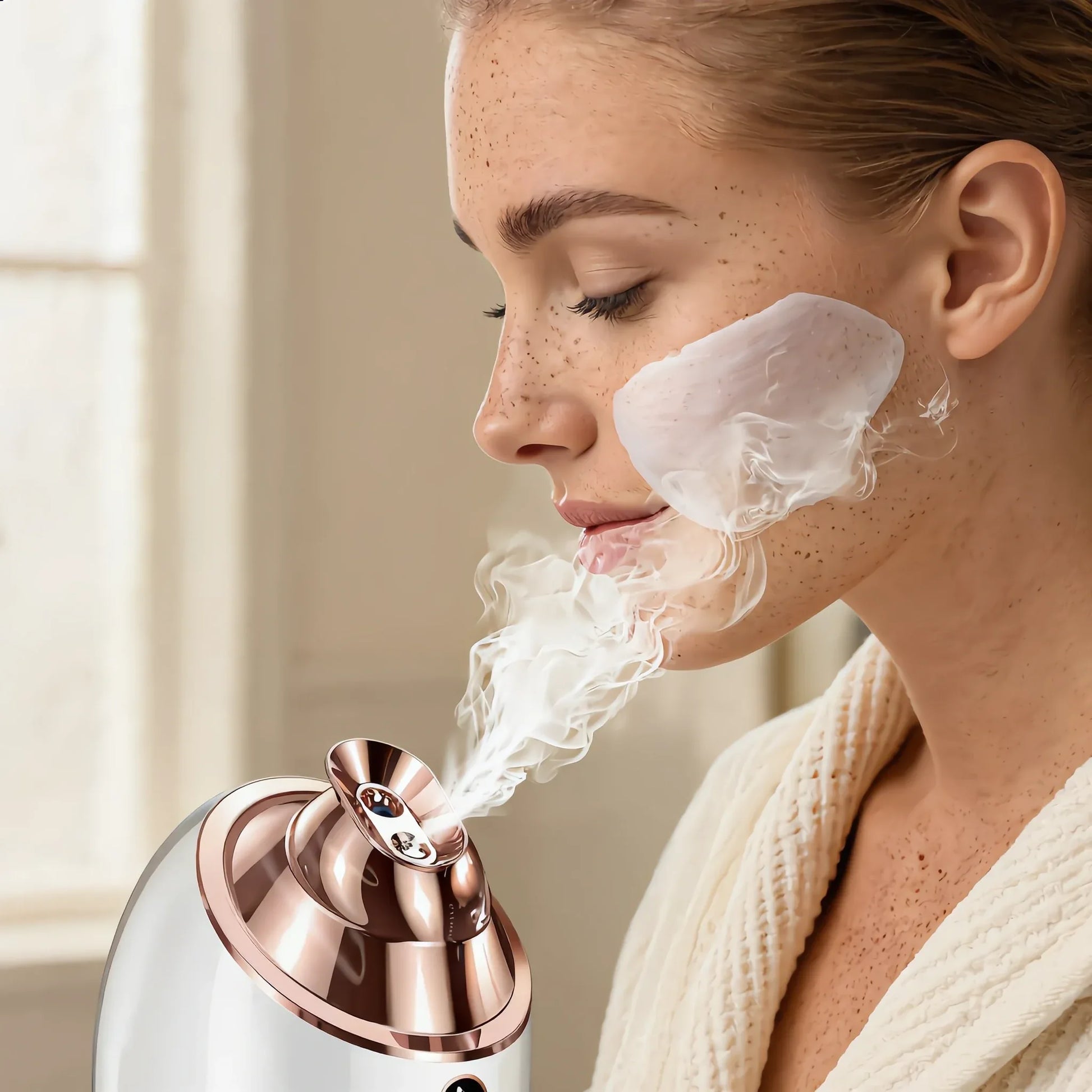 Noélune Facial Steamer – Hot & Cold Nano Mist Spa Ritual - Noélune