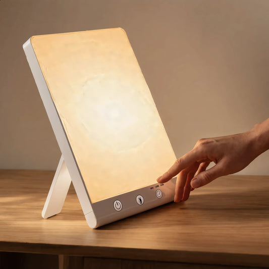 Noélune Light Therapy Lamp – 10,000 Lux Daylight For Mood & Focus - Noélune