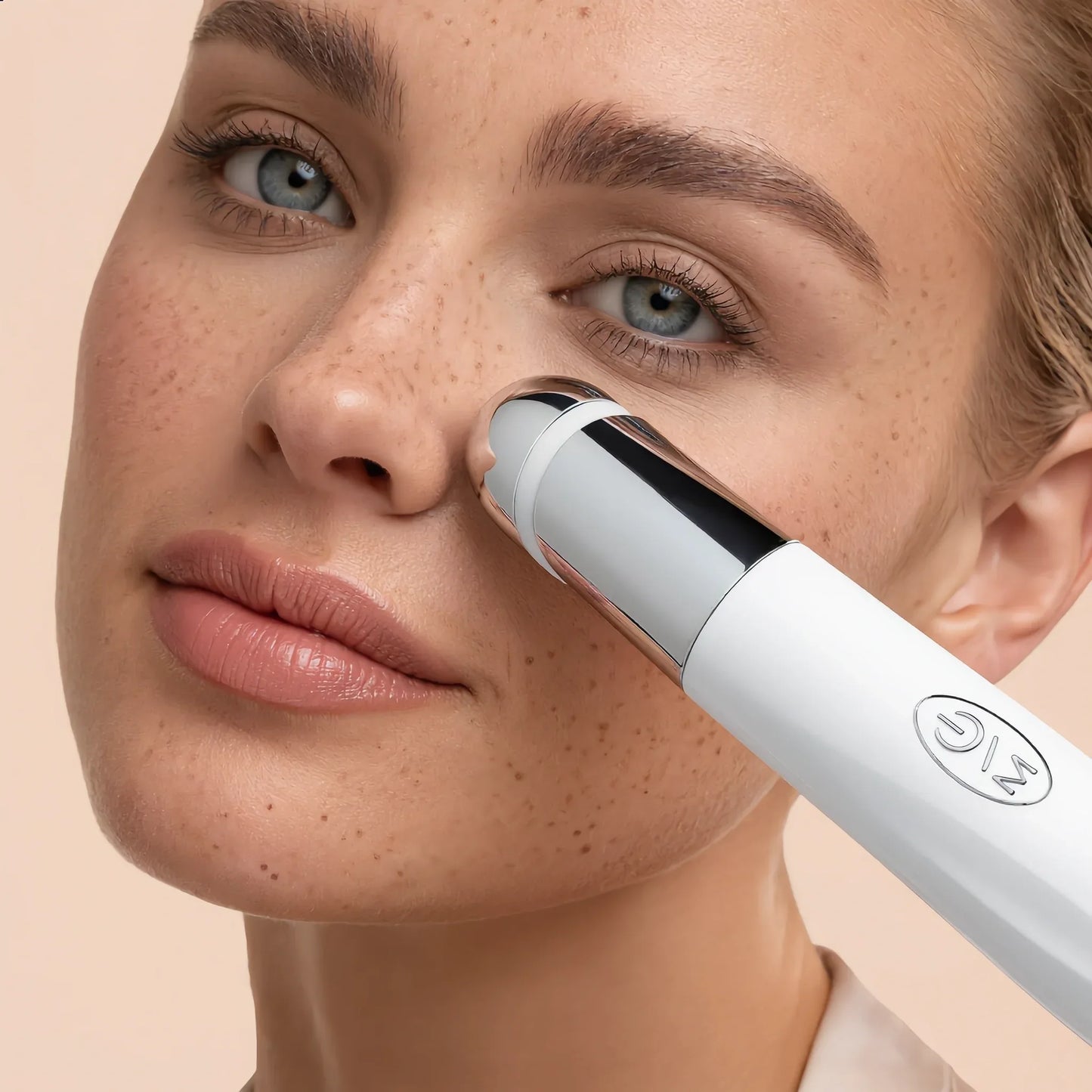 Noélune Eye & Face Massager Wand – LED Vibration Skincare Device - Noélune
