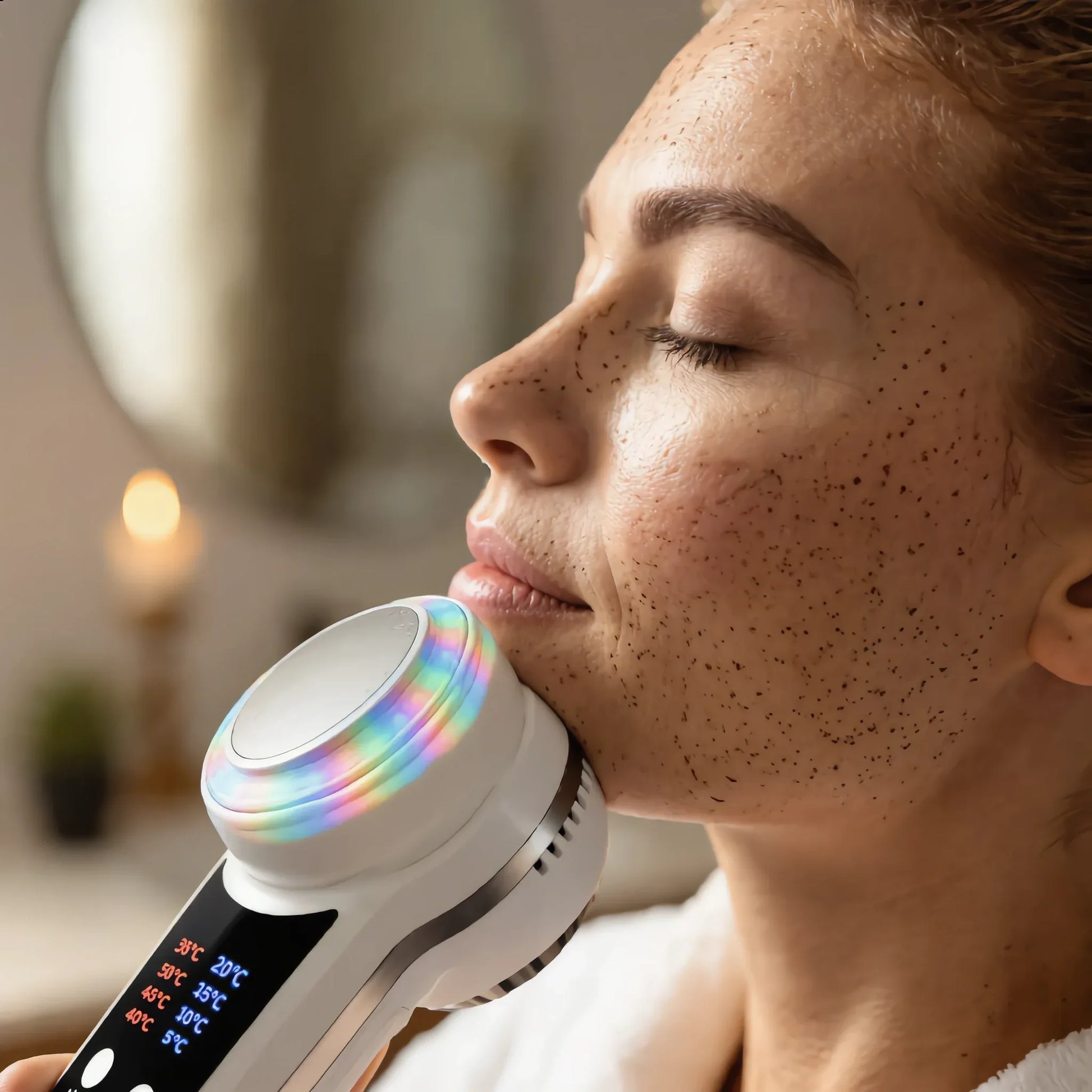 Noélune Hot & Cold LED Facial Massager – At-Home Skin Care Ritual - Noélune