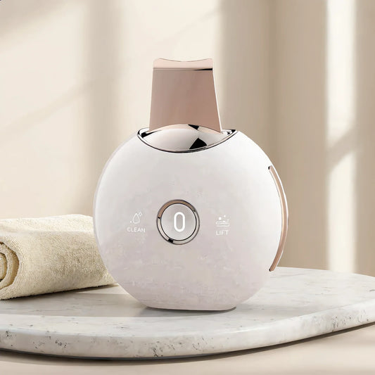 Noélune Ultrasonic Skin Scrubber – Cleansing & Lift Device - Noélune