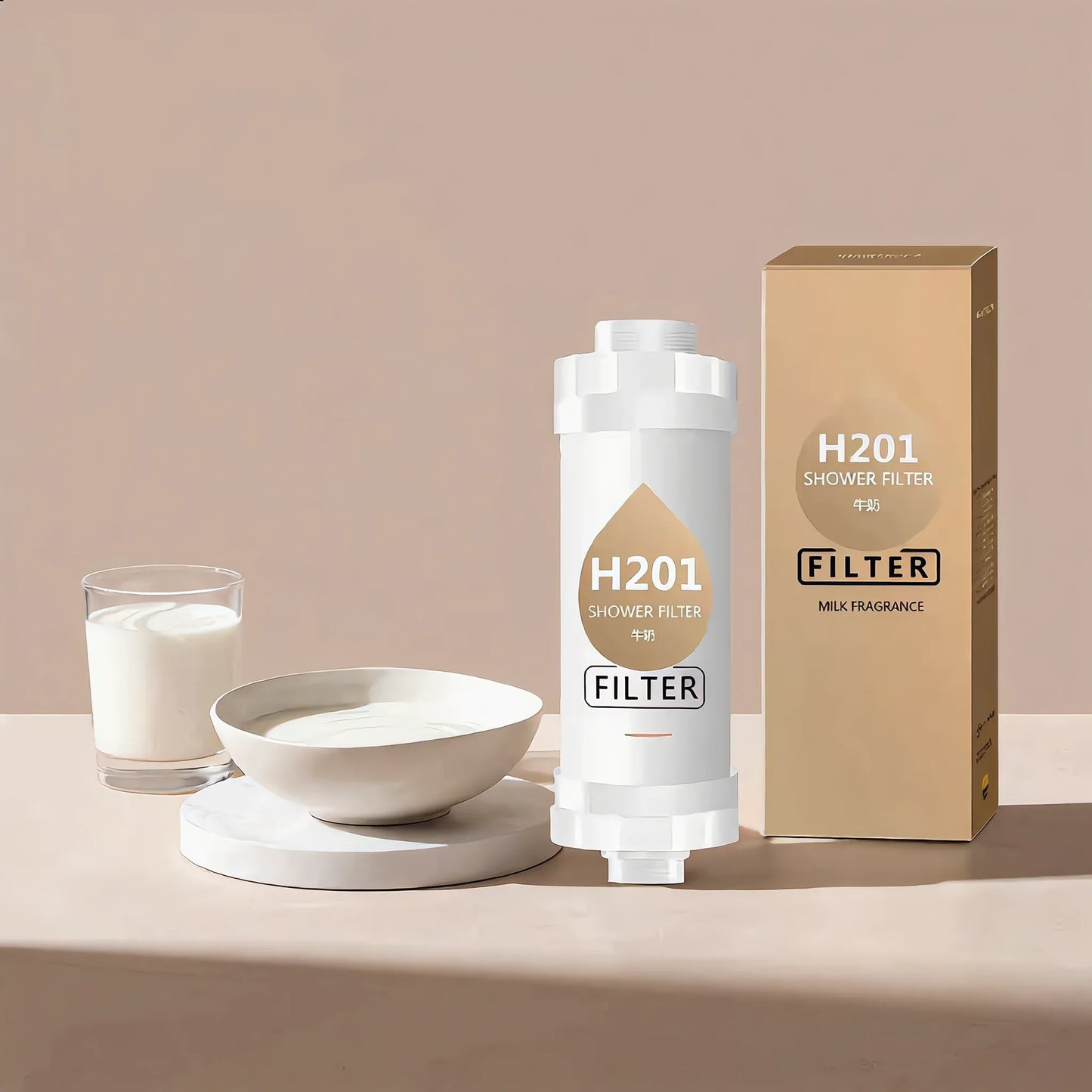 Noélune Vitamin C Shower Filter – Shower Water Filter With Scent Options - Noélune