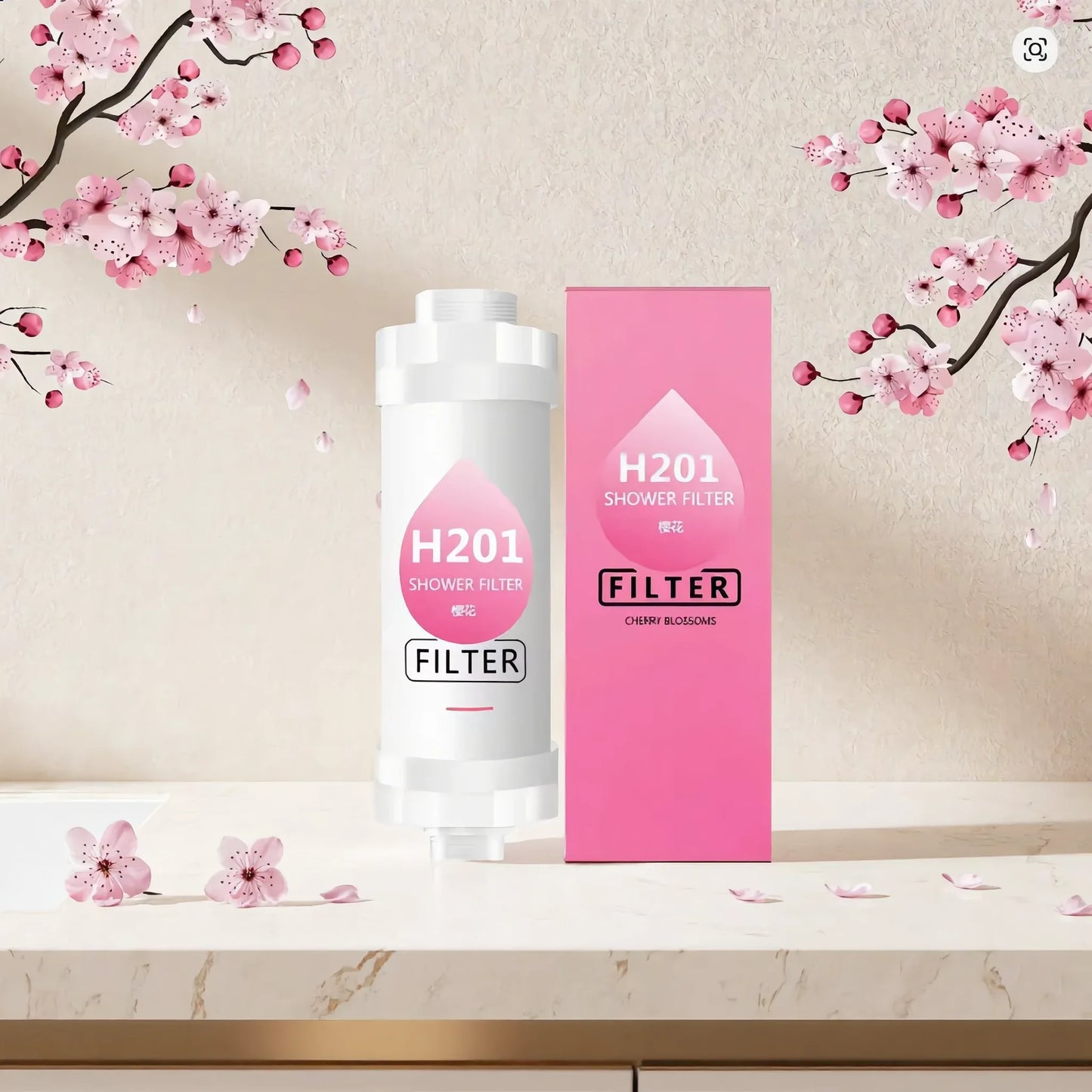 Noélune Vitamin C Shower Filter – Shower Water Filter With Scent Options - Noélune