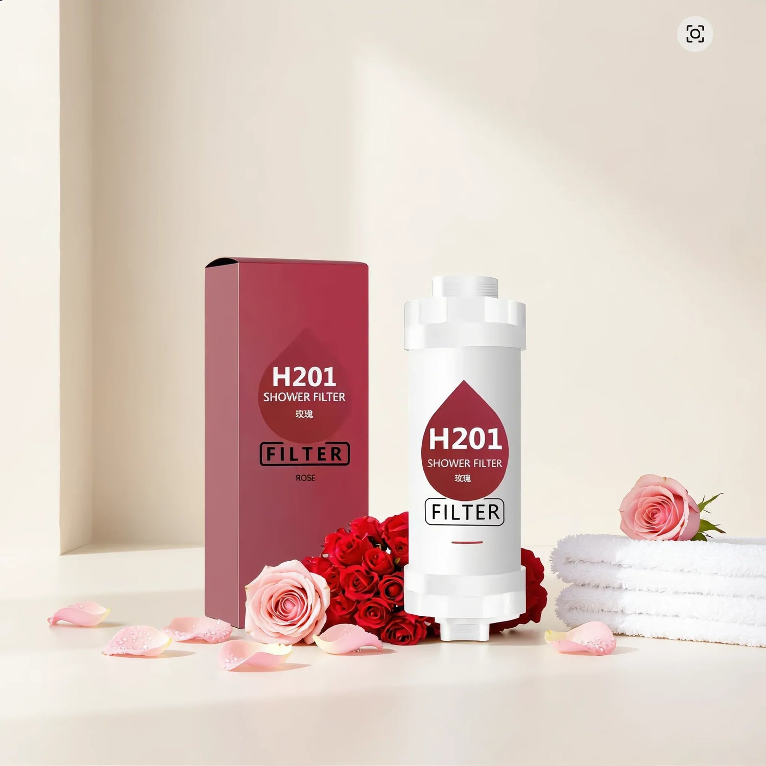 Noélune Vitamin C Shower Filter – Shower Water Filter With Scent Options - Noélune