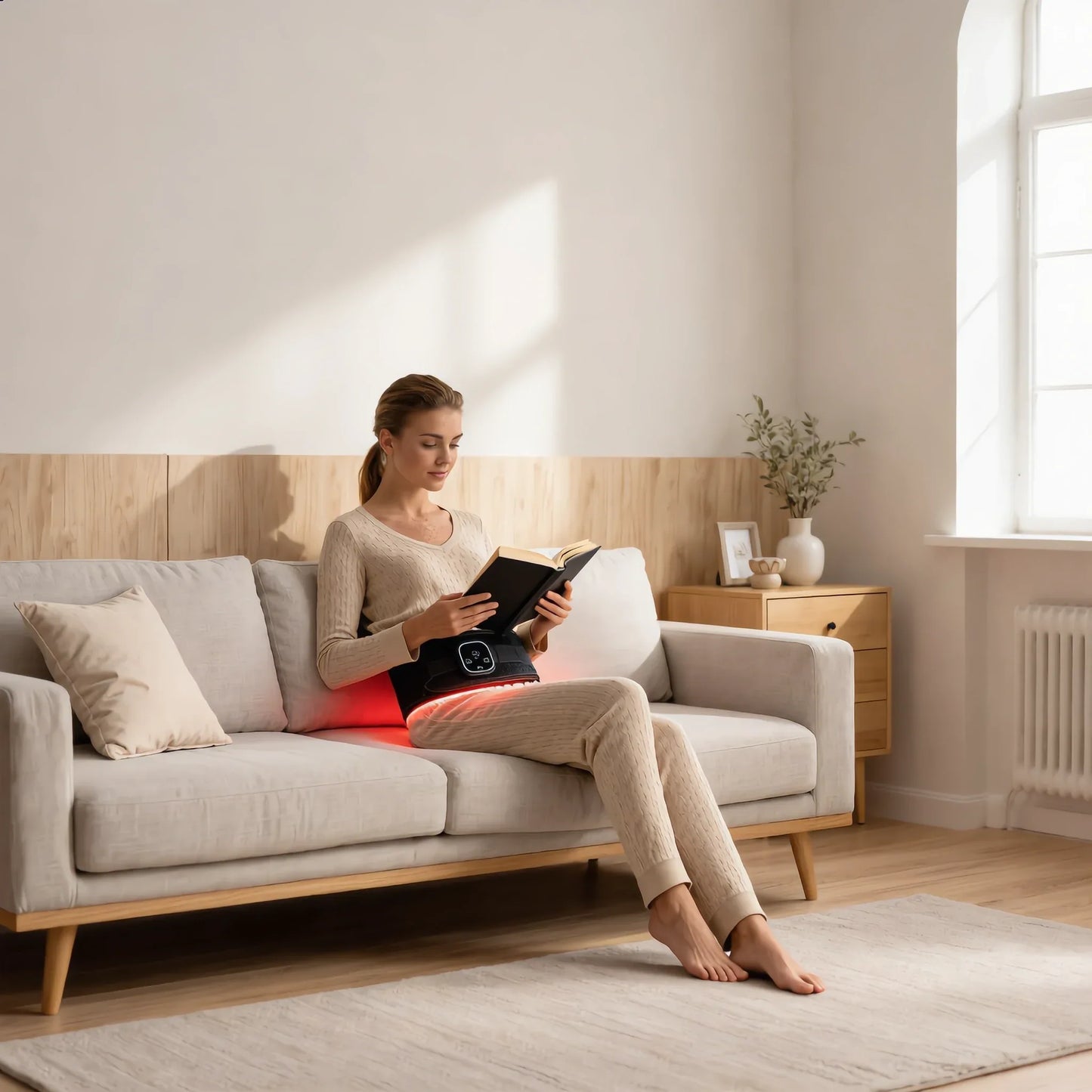 Noélune Red Light Therapy Belt With Vibration – At-Home Body Recovery - Noélune