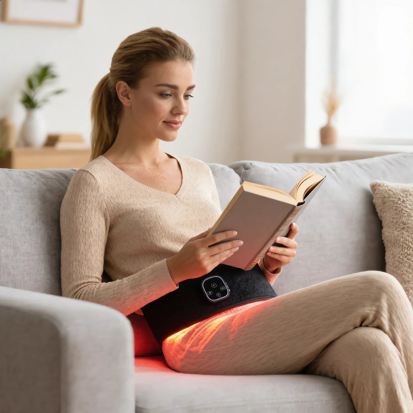 Noélune Red Light Therapy Belt With Vibration – At-Home Body Recovery - Noélune