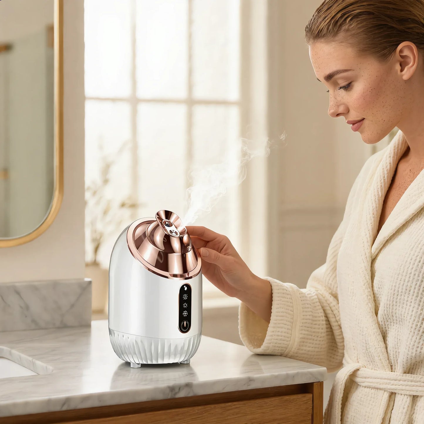 Noélune Facial Steamer – Hot & Cold Nano Mist Spa Ritual - Noélune