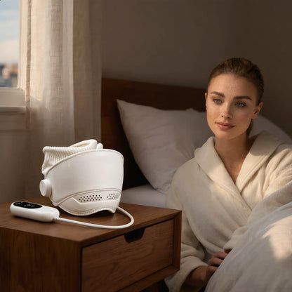 Noélune Heated Eye & Head Massager With Air Compression – Hot Compress - Noélune