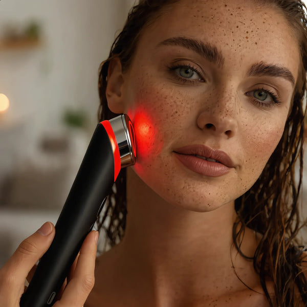 Noélune Microcurrent Facial Device – 7-Color LED & Electroporation - Noélune