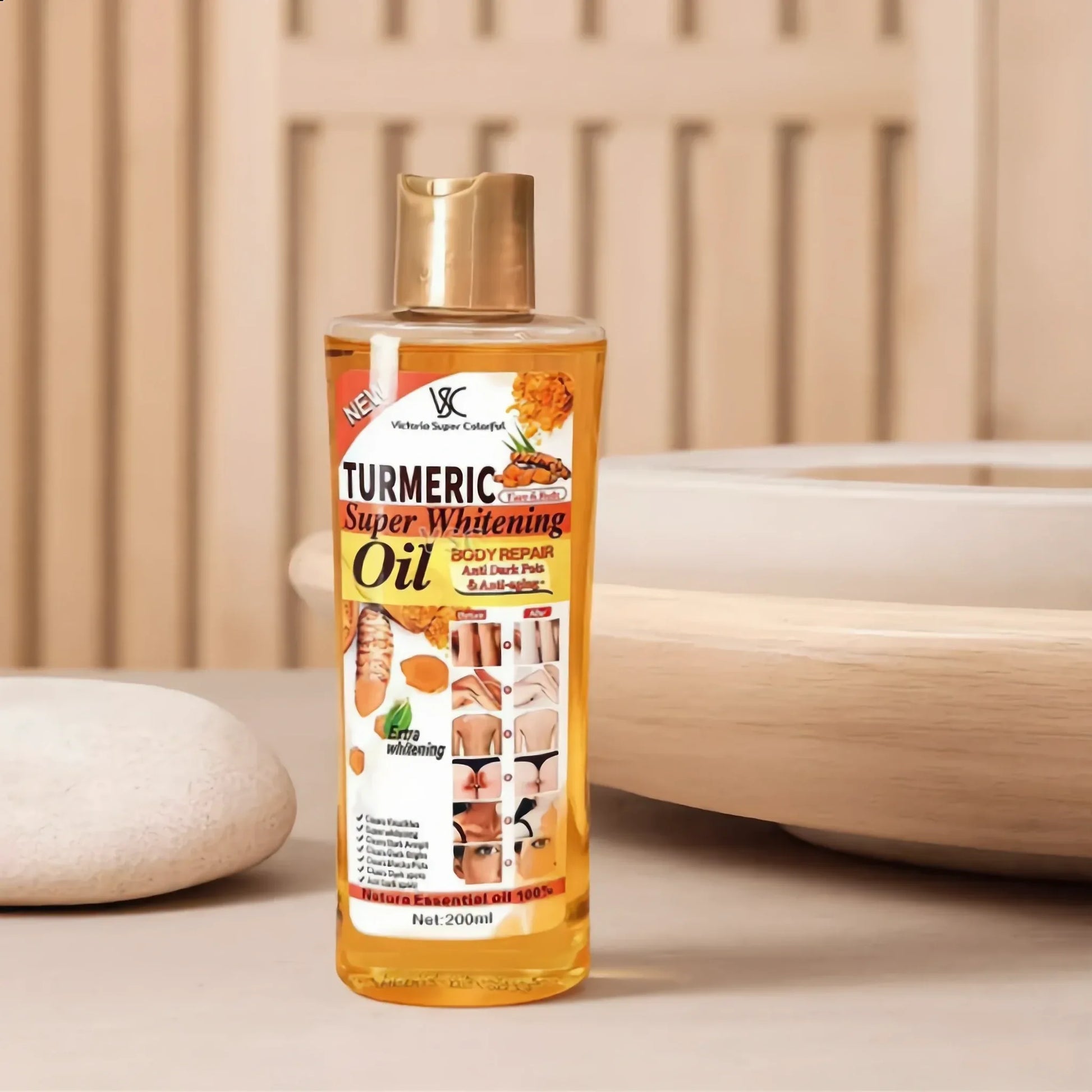 Noélune Turmeric Body Oil – At-Home Glow & Tone Care - Noélune