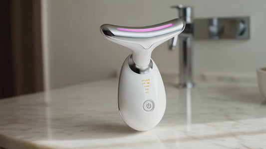 Noélune LED Neck & Face Massager – Microcurrent & Heat Therapy