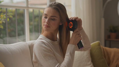 Noélune Scalp Massage Comb – Red Light Microcurrent Hair Therapy Device